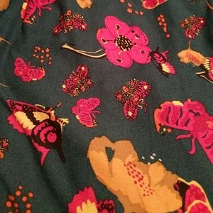 New LuLaRoe TC floral butterfly leggings