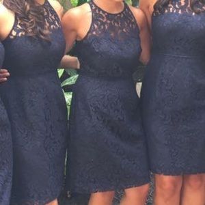 Jcrew navy blue dress!