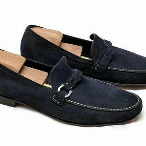 Men's SALVATORE FERRAGAMO DOUGLAS Suede Loafer Sho