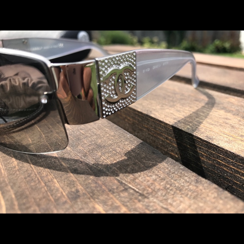 Chanel sunglasses with Swarovski crystals. Limited