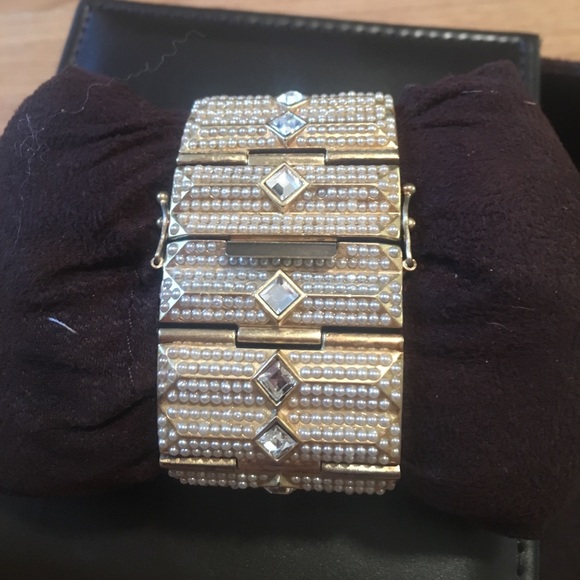 Badgley Mischka crystal statement watch main image 3