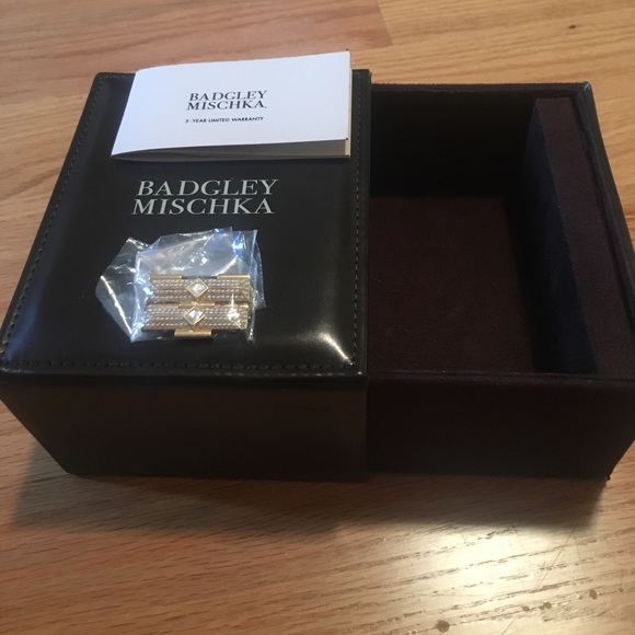 Badgley Mischka crystal statement watch main image 4