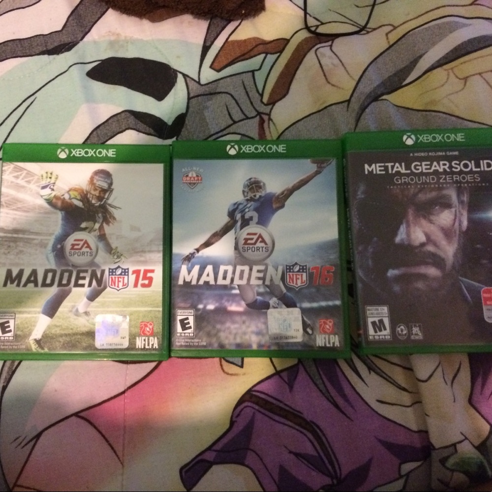 3 Xbox one games