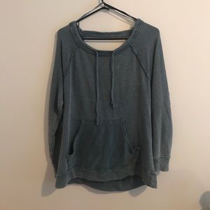 Free People open back sweatshirt