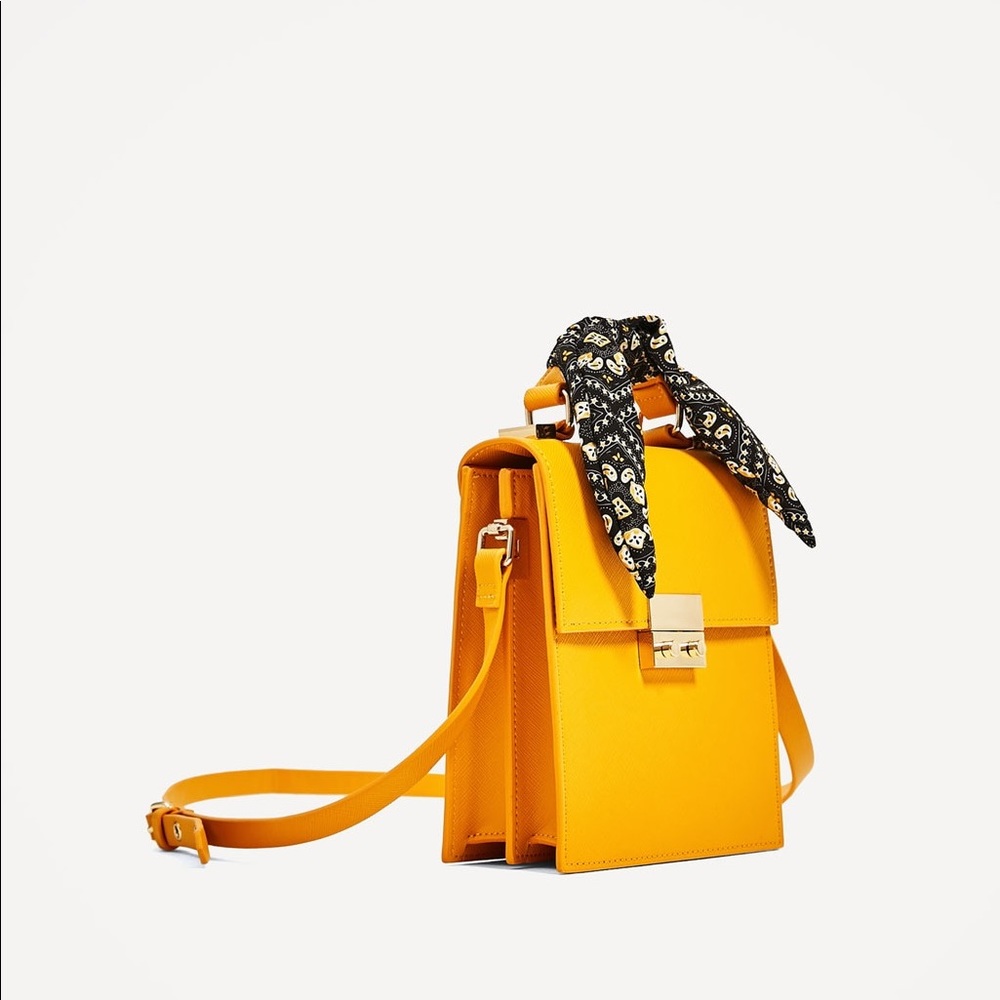 ZARA City Bag with Scarf