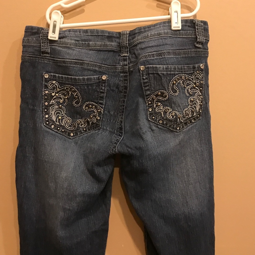 Skinny stretch I & m jeans embellished