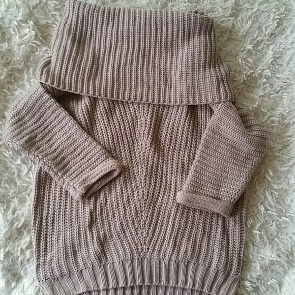 SALE☆ LAST 1!! Trendy one shoulder chunky sweater - Picture 3 of 4