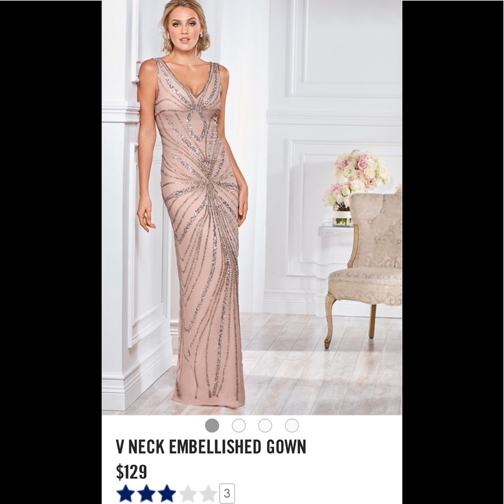 Venus light pink dress
