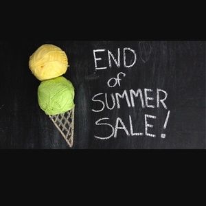 End of Summer sale everything must go!