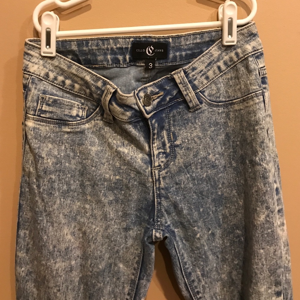 Cello stonewashed  skinny stretch jeans