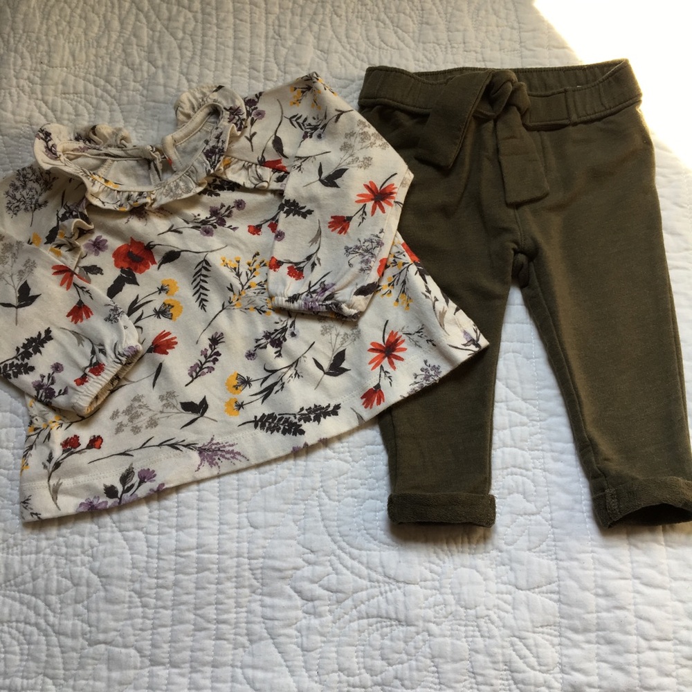 Floral top and pant