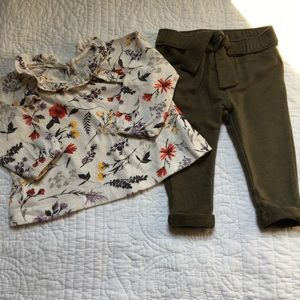 Floral top and pant