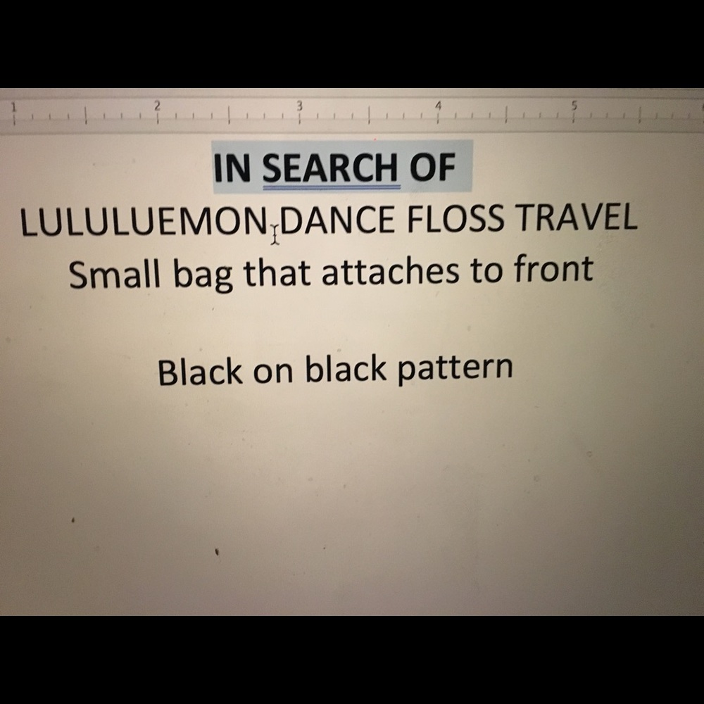 IN SEARCH OF