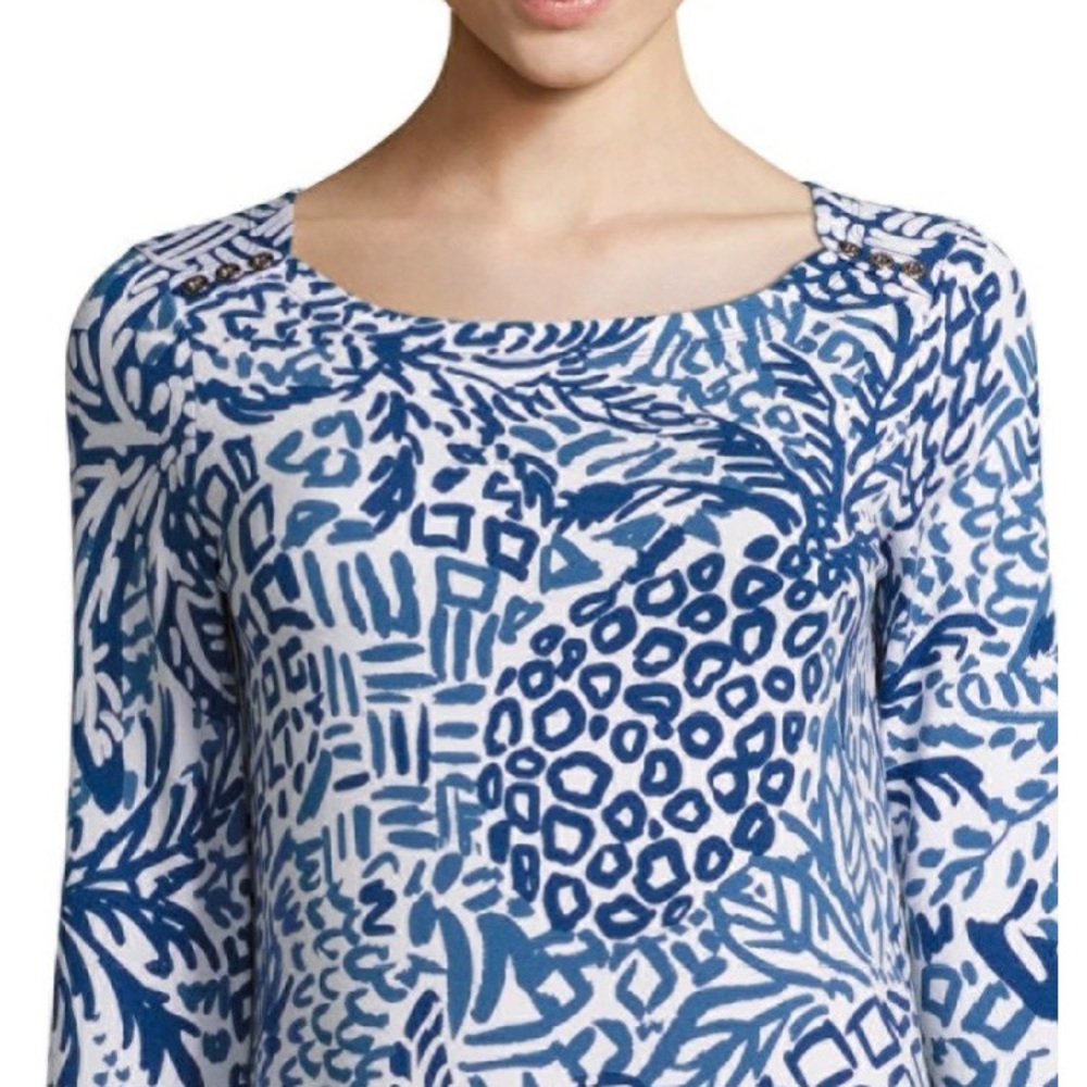 Lilly Pulitzer Sophie Indigo Home Slice