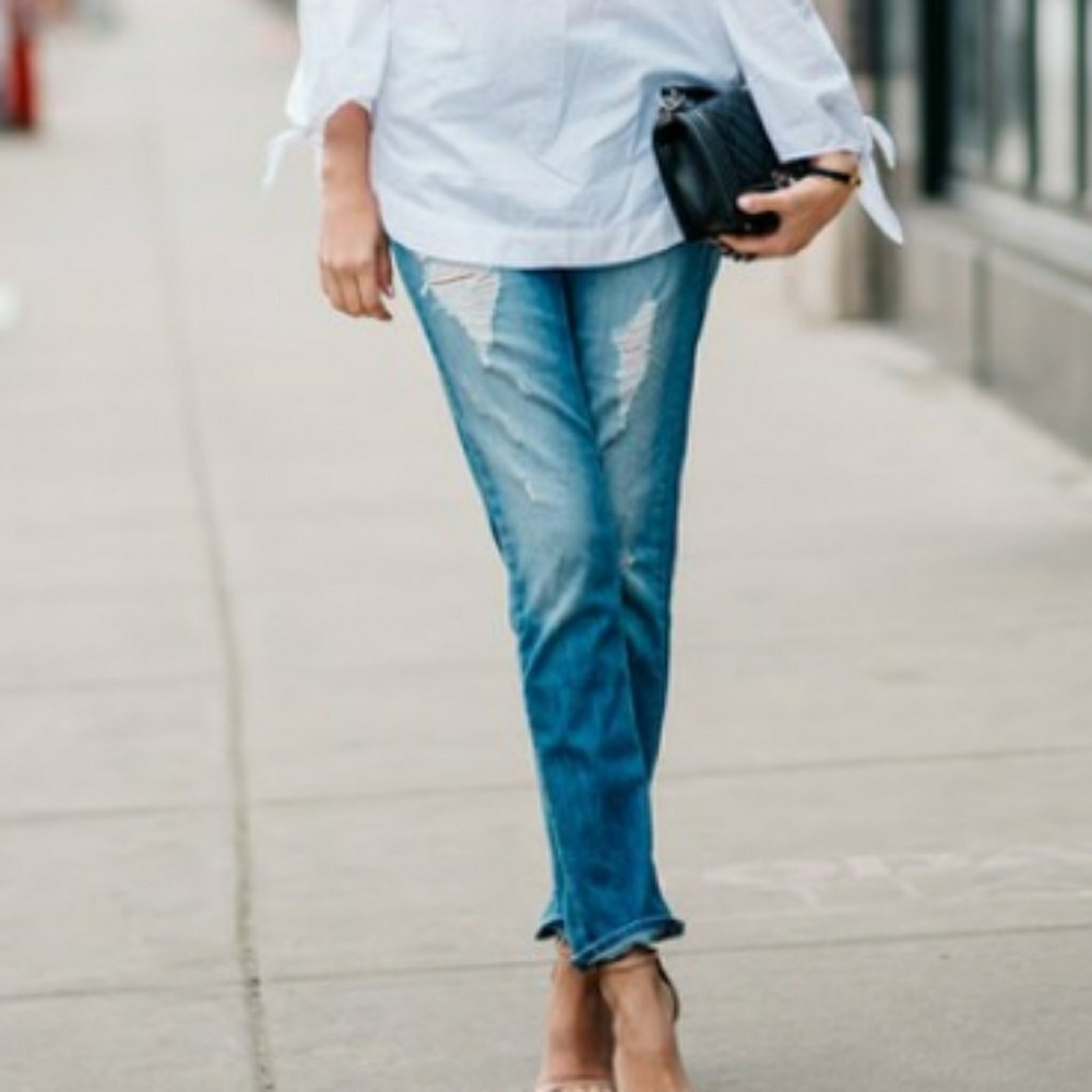 Rag & Bone the Dre intermix destructed jeans 27