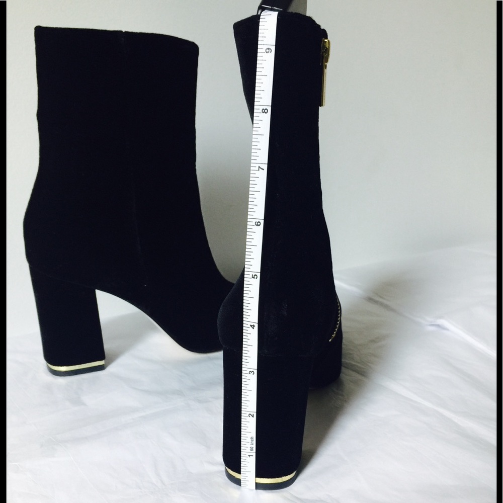 New Michael Kors Suede velvet Ankle Boots - Picture 4 of 8