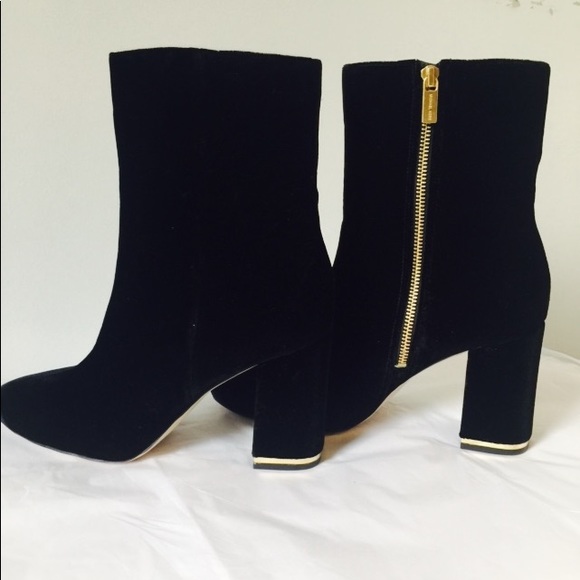 New Michael Kors  Suede velvet Ankle Boots - Picture 7 of 8