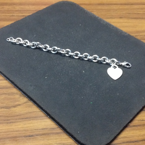 Tiffany & Co. Jewelry - Authentic Tiffany Heart Charm Bracelet