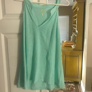 Lilly Pulitzer Arya Tank Poolside Blue XL