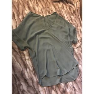Lush safe green blouse