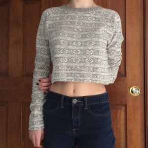 Staring at Stars Crop Sweater