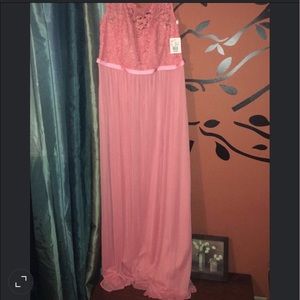 Parfait David’s Bridal Bridesmaid Dress Long