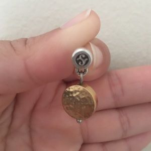 Brighton two tone post earrings.