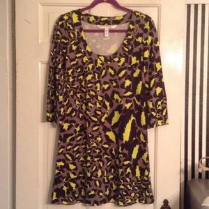 Gorgeous DVF Vintage silk swing dress!