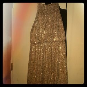 Sassy gold dress