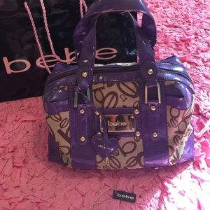 Bebe Logo Satchel