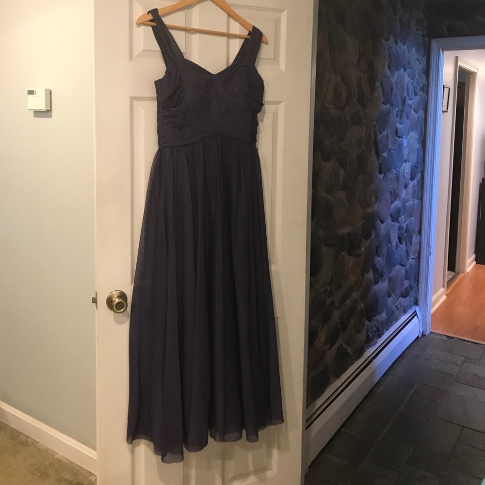 Formal long deep purple dress