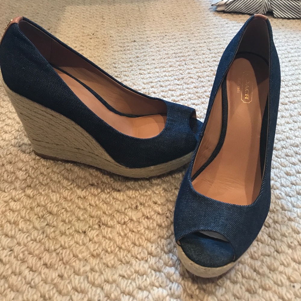 Coach Wedges Size 7