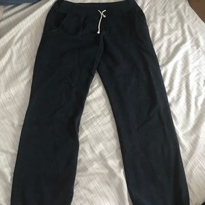 Navy blue authentic j.crew vintage fleece sweats