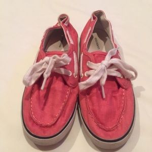 Pink Landsend Women's Size 8 Boat Shoes