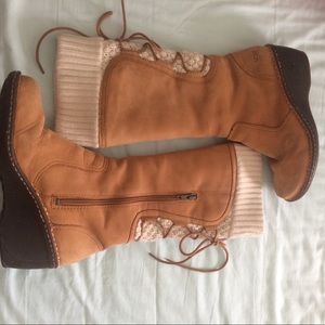 Heeled UGG boots