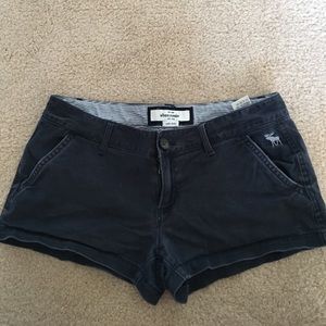 Abercrombie Kids navy blue denim shorts