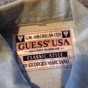 Vintage Guess Georges Marciano Denim Jacket Size S