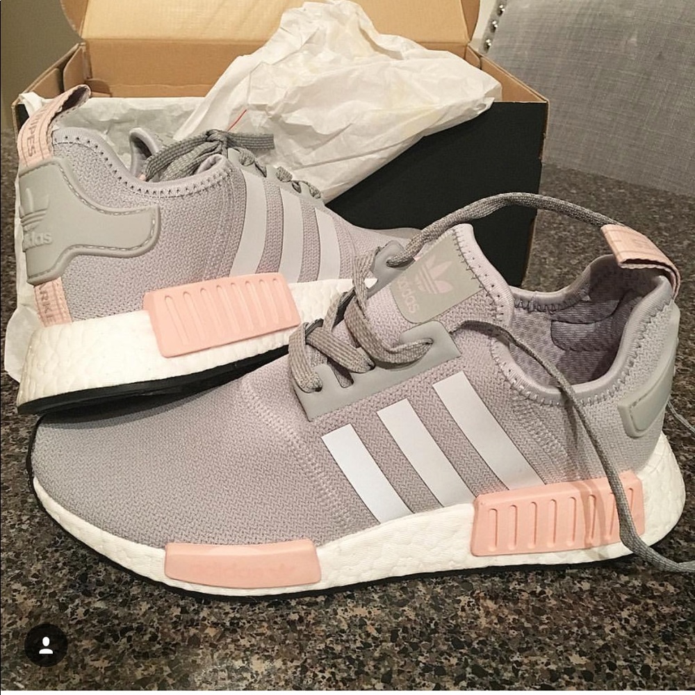 USED ADIDAS NMD PINK & GREY LIMITED addition 8