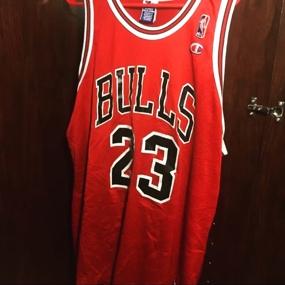Champion Michael Jordan 23 Original Jersey Size 48