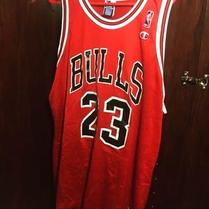 Champion Michael Jordan 23 Original Jersey Size 48
