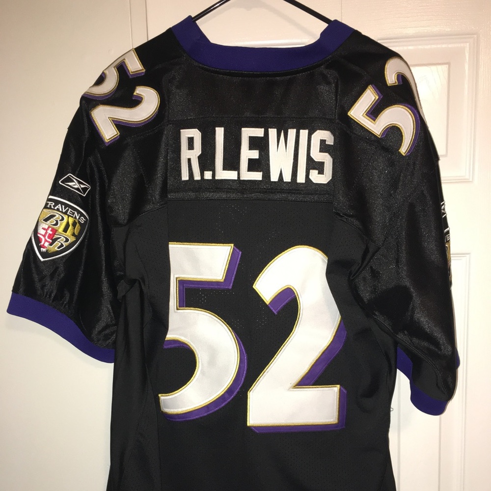 Reebok Ray Lewis Baltimore Ravens stitched jersey