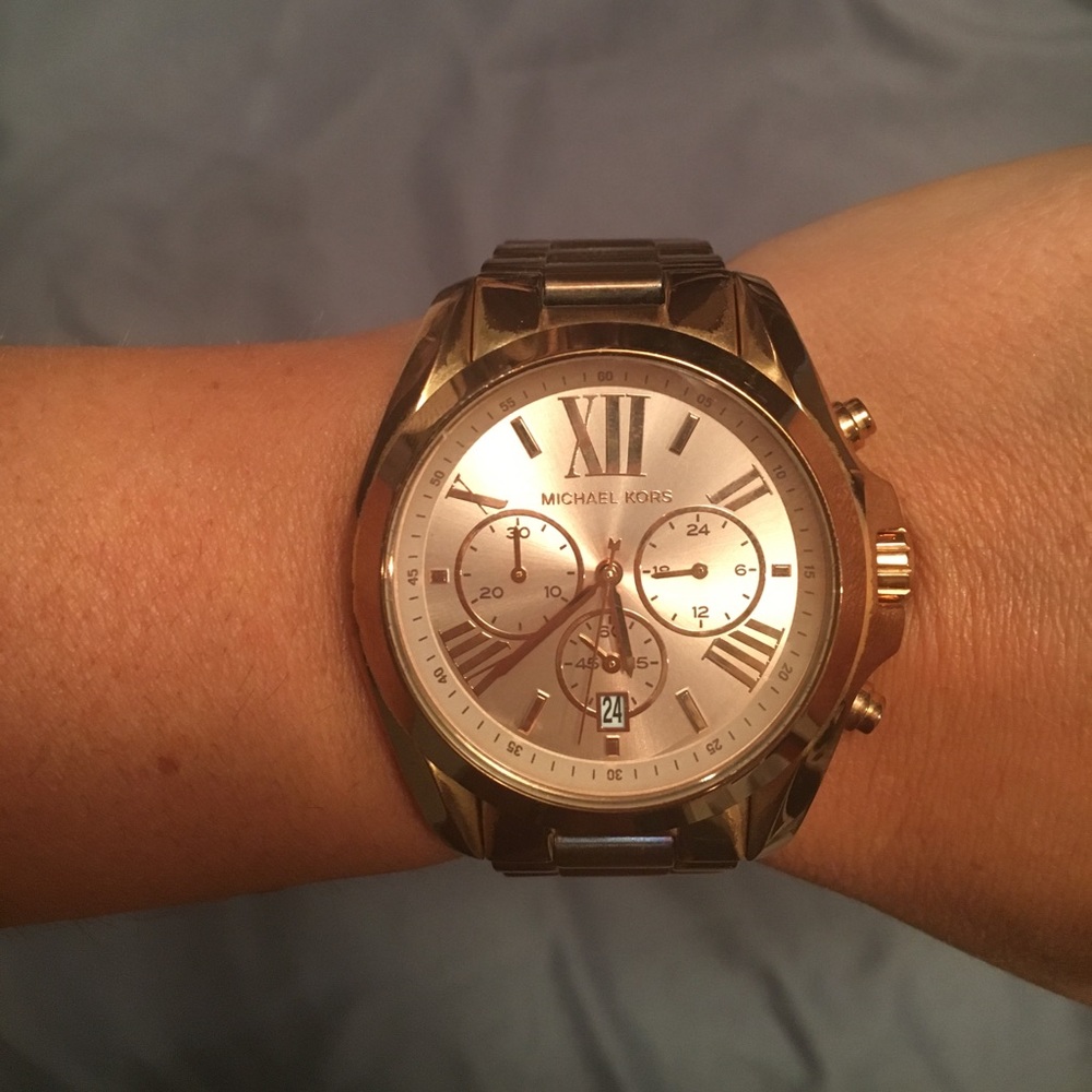 Michael Kors- Women's rose gold watch
