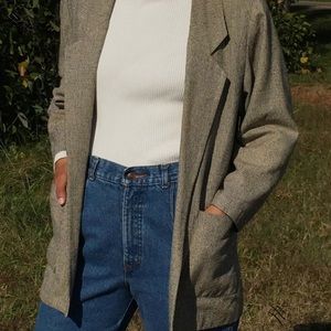 Vintage Woven Silk Blazer