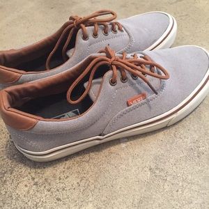 Vans grey and tan - size 10
