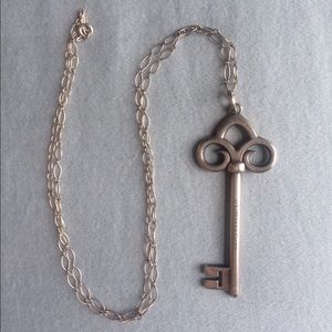 Tiffany & Co. Fleur De Lis Key Necklace