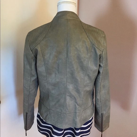 Max Studio Faux Leather Jacket - Picture 4 of 5