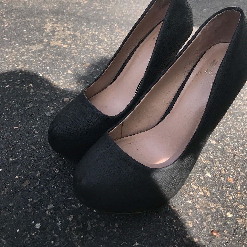 Black heels