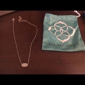 Kendra Scott Elisa gold necklace Iridescent Drusy