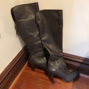 Ralph Lauren brown leather boots 81/2M