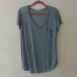 Light blue women's tee.